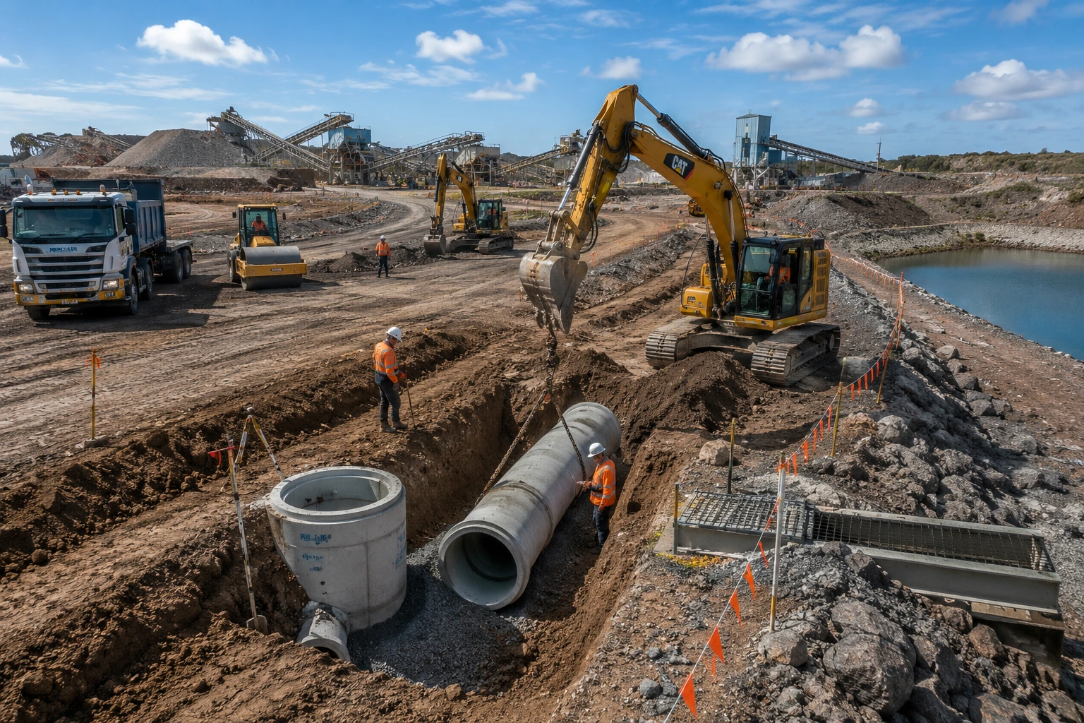 AFG Epping Recycling Site, Civil Works